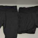 2 PCS GAYHAY High Waisted Biker Shorts for Women - 8" Soft Black Spandex Shorts for Workout Volleyball Yoga Dance