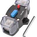 150 Amp Circuit Breaker with Manual Reset Waterproof Inline Fuse Inverter for Marine Trolling Motors Boat ATV Manual Power, Suface Mount, 12V-48V DC