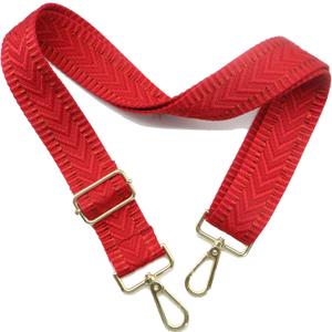 Crossbody Straps for Purses Gold Hardware Purse Strap Wide Shoulder Strap Adjustable Replacement,Retro Jacquard Embroidery for Shoulder Bags