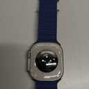 Apple Watch Ultra 2 [GPS + Cellular, 49mm] - Titanium Case with Blue Ocean Band, One Size  