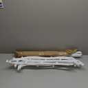 Simplify 36 Pair Adjustable Hanging Over the Door Shoe Rack, 12 Tier, in White