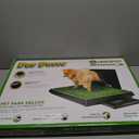 Hompet Dog Potty for Indoor or Porch, 2 Pcs Artificial Grass Training Pads with Pee Baffle, Reusable, Alternative to Puppy Pads, Portable Dog Litter Box for Small/Medium Dogs