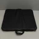 Gel Seat Cushion, Cooling Thick Big Breathable Honeycomb Design Absorbs Pressure Points Seat Cushion with Non-Slip Cover for Office Chair Home Cars Wheelchair (Black)