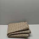 Collive Washable Kitchen Runner Rugs Non Slip, 2x6 Black/Natural Farmhouse Rug Runners for Hallway, Boho Hand-Woven Cotton Bedroom Carpet for Laundry Entryway Indoor