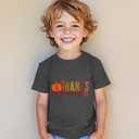 Funny Thanksgiving Shirts for Kids Toddler Boys Girls Turkey Pumpkin Graphic T-Shirt Clothes Tops Tee 2-8 Years