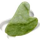 ROSELYNBOUTIQUE Healing Crystal Gua Sha Facial Tools - Guasha Tool for Face Massager Self Care Gifts for Men Women (Jade Green), Pack 6