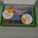 Faceted Glass Beads, 8mm 1400pcs+ Fancy Crystal Beads for Jewelry Making, Bracelet Necklace Earring Craft, Beading Supplies, Home Decor, Crafts Gifts for Girls Ages 6-12 (Multicolor-Style 2)