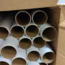 BOX USA Cardboard Tubes with Caps, 18"L x 3"W x 3"H, Pack of 24 | Poster Tube for Mailing and Storage of Blueprints, Artwork, Crafts, Long Art Holder, 18 inches
