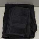 Juicy Couture Alyssa Luxurious 6 Piece Bath Towel Set - (2) Bath Towels, (2) Hand Towels, and (2) Washcloths - Black Premium Bathroom Towel Set