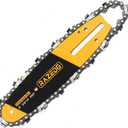 8" Pole Saw Bar and Carbide Chain Combo, 3/8" LP .050" 33DL