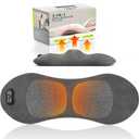 Smooth Triple Fusion 3in1 Back Massager Lumbar Pillow with Heat, Vibration & Traction Back Massager for Pain Relief DeepTissue.Relaxation Device for Home,Office,Car.Gift Idea Corded