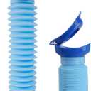 Pee Bottles for Men, Portable Urinal for Men, Collapsible Urine Bottle 750ML, Car Urinals for Men and Women, Emergency Urinal Shrinkable Pocket Toilet for Travel, Camping, Traffic Jam, Road Trips (Blue)