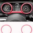 Savadicar Pink Interior Accessories - Instrument Panel Trim Set for 2018-2023 Jeep Wrangler JL JLU 4XE & Gladiator JT - Solid Color Interior Decor Upgrade Option, 3-Piece