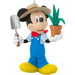 Hallmark Keepsake Disney Christmas Ornament, All About Mickey! Gardener Mickey, Gifts for Disney Fans