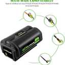40V 6000mAh Lithium-ion Battery Replacement for Ryobi 40-Volt Collection Cordless Power Tools OP4040 OP4026 OP4030 OP4050 OP4060A Compatible with Ryobi 40V Battery