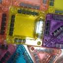 46PCS Mini Magnetic Tiles, for Kids, Portable Magnetic Toys Travel Set with Iron Case for Kids Ages 4-8,Creativity Boosting Building Toys Set,Toddler Puzzle for Boys and Girls Ages 3+