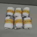 MUQU Mens White Crew Socks - Sports Thin Athletic Breathable Running Long Socks 6 Pairs S | 3-6