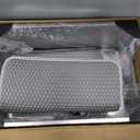 8" Stainless Steel Sifting Cat Litter Box for Clumping Clay