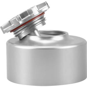 Bevinsee Power Steering Fluid Reservoir Cap Kit Compatible with BMW M54 M52 Engine E90 E46 E60 E36 E85 Z4 E53 E83 E84 X1 X3 X5 Silver Aluminum
