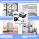 800393 800306 Temperature Control Kit Compatible with True Refrigerators Parts,Freezer Thermostat,,Replaces 800306 461387 Refrigerator Thermostat Fit TC,TSD,T Series,GDM,GEM,G4SM