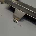 Flat Top 2-Piece Stocking Holder Set, Silver