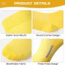 Haysandy 3 Pairs Baseball Socks Bulk Softball Sock Youth High Long Tube Soccer Football Team Boys Girls Adults Sport Sock(Yellow,S)