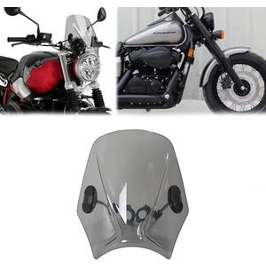 Suitable for Phantom 750 SHADOW 1998-2024 2023 2022 windshield windshield windshield with bracket motorcycle parts shadow phantom 750 (Smoke)