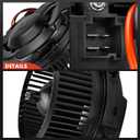 A-Premium Front HVAC Heater Blower Motor Compatible with Mercedes-Benz ML350/GLE350/GL450/GLS450/GL350/GL550/GLE43 AMG/GLS550/GLE400/GLE450 AMG/ML550/ML250/ML400/GLE63 AMG S/GL63 AMG/ML63 AMG