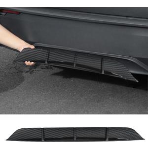 Rear Diffuser for Model Y Juniper Rear Bumper Lower Lip Compatible with Model Y 2025 2026 Splitter Spoiler Molding Protect,Not for Model Y Standard & Performance (Glossy Carbon Fiber)
