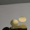 Maxcheck 6 Pcs Gold Silver Stainless Steel Coasters Bulk 4 Inches Mirror Round Modern Coasters for Wedding Drinks Coffee Table Glass Mug Cup Teacup Party Supplies (Gold)