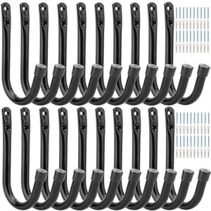 Garage Hook, 20Pcs Wall Mount Utility Hooks, 3.5Inch Heavy Duty Storage J Hanger