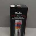 Mueller Smoothie Blender for Smoothies - Personal Blender for Shakes, Frozen Drinks, Baby Food & More, 15oz Travel Cup and Lid, Durable Stainless Steel Blades for Powerful Blending Performance, White