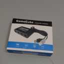 Gamecube Controller Adapter for Nintendo Switch2 Gamecube Adapter, Super Smash Bros Gamecube Adapter for Wii u/Switch/Switch OLED, Controller Adapter for Gamecube with 4 Ports and 1.8M USB Long Cable