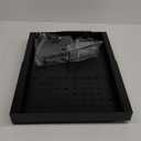 21" Deep Expandable Pull Out Cabinet Organizers, Adhesive with Nano Film, for Framed Cabinets. Upgrade Slide Rails, Peel and Stick Slide Out Drawers with Divider Racks for Kitchen