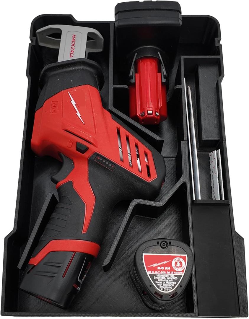 M12 Hackzall (2420-20) Packout Organizer for Milwaukee Compact Tool Box