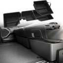 Under Seat Storage Box for Dodge Ram 1500 2025 2019-2024 Crew Cab Accessories Custom Fit Detachable Rear Underseat Organizer (No for Classic and Trim w/o Factory Under-seat Storage)