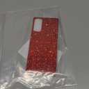 Topwin Galaxy S20 FE 5G Glitter Case, Sparkle Bling Shiny Diamond Slim Soft Reflective Clear TPU Rubber Bumper Girl Women Protective Case for Samsung Galaxy S20 FE 2020 (Red)