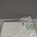 USlixury Ear Piercing Pillow with Foam Plug - Ear Pillow with Off Center and 5.1"X3.2" Ear Hole, Soft CertiPUR-US Memory Foam, Cooling Piercing Pilow for Side Sleepers, Blue, 22"X13"X4''