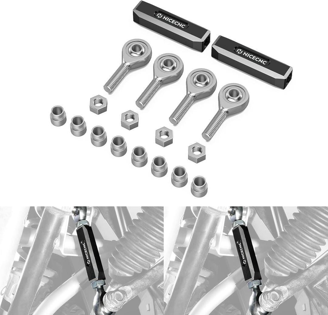 NICECNC Front Anti Sway Bar Compatible with Polaris RZR 1000S4 2019-2020, GENERAL 1000 2016-2021, RZR 64 XP4 1000 MD 2021,See Fitments Black