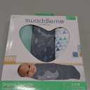 SwaddleMe by Ingenuity Original Swaddle, 100% Cotton, Improves Sleep & Calms Startle Reflex, 3-6 Months, 14-18 lbs, 1.0 TOG, 3-Pack, Baby Swaddle Blanket - Mountaineer