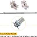M MATI Rear Axle Shaft & Rear Left&Right Wheel Hub for Honda Rancher 420 Foreman 500 Foreman 520 2x4 4X4 TRX420 TRX500 TRX520 42311-HR3-A20 42610-HR3-A20 42620-HR3-A20