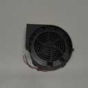 Air Blower Fan for Inflatables, 12V 0.8A Mini Airup Replacement Blower Fan with 1.0A Adapter and 3 LEDs Bulbs Light for Halloween and Christmas Inflatables (IP68 Waterproof, 4500RPM, 3.8*3.8'')