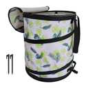 24 Gallon Collapsible Camping Trash Can with Zipper Lid