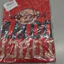 Game Day Shirt Women's Sexy Football Crop Tank Vintage Shirt Sport Season Sleeveless Tee Tops (Red, S)