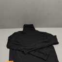 LessonZoo Boy's Long Sleeve Turtleneck Shirt Solid Color Mock Neck Top Soft Stretch Base Layer Tee Warm Casual Basic T-Shirt (13-14 Years, Black)