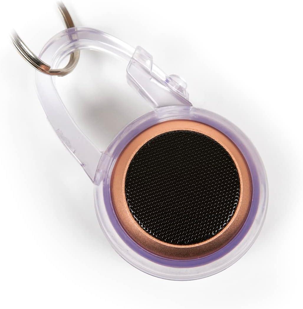 Small Clip-On Holder Carabiner Designed to fit a U Mini Speaker, Portable, Travel-Friendly, Clear, Water Resistant, Durable, Speaker not Included