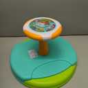 Dinosaur Sit and Spin Toys for Toddlers 1-3, 360 Toddler Spinning Seat with LED Lights and Music Christmas Birthday Gift for 1 2 3 Years Old Boys Sensory Toys Toddler Activities (Blue)