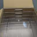 ClearSpace Clear Plastic Storage Bins – XL 4 Pack Perfect for Kitchen, Fridge, Pantry Organization, Cabinet Organizers