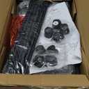 Under Bed Storage with Wheels, Rolling Under bed Storage with Metal Frame, Under Bed Shoe Storage for Space Saving, Zippered Clear Lid, Heavy-Duty Steel Base for Clothes, 4XL 90L (2-Packs, Grey)