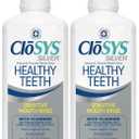 CloSYS Silver Healthy Teeth Anti-Cavity Oral Rinse, 32 Fl Oz (Pack of 2), Fluoride Mouthwash For Adults, Non-Burning, Non-Irritating